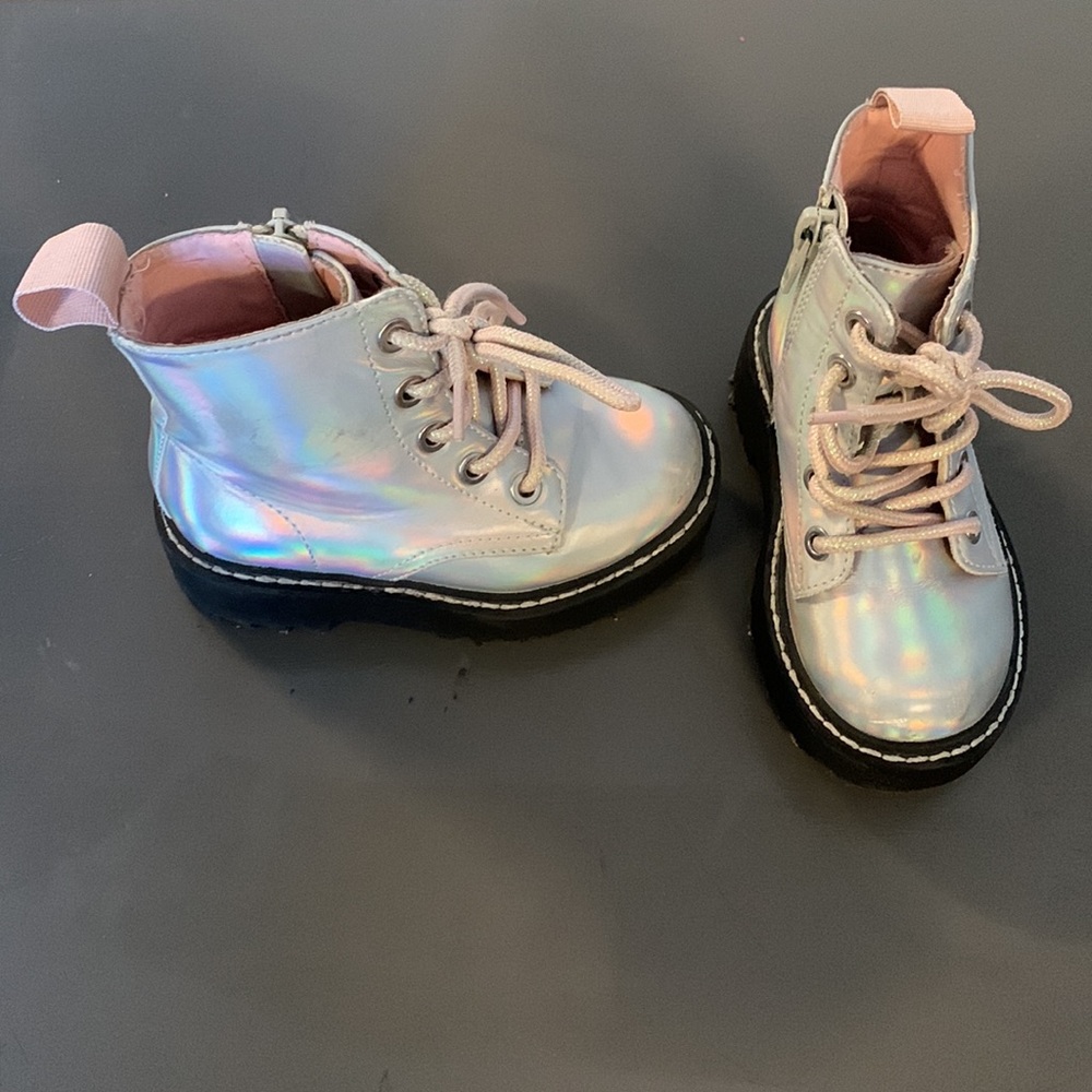 H&M toddler metallic boots